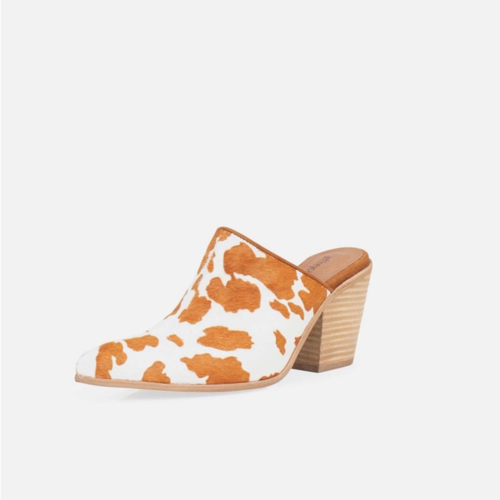 Jeffery Campbell Calf Hair Cow Print Mule🔥🔥🔥